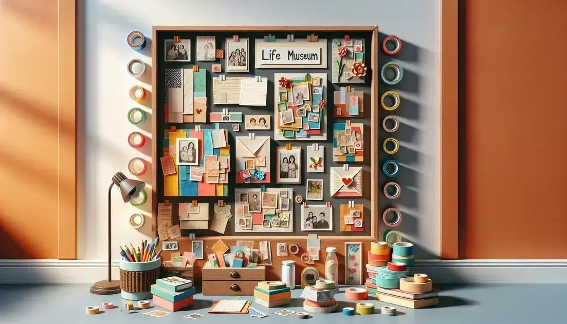 Como criar um museu da sua vida usando papel, fita e boas memórias