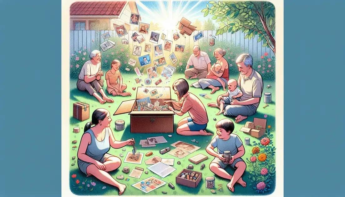 Como criar uma cápsula do tempo familiar e enterrá-la no quintal