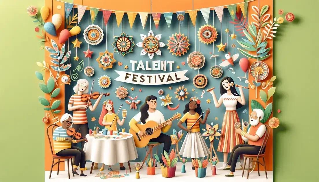 Como organizar um festival de talentos familiar com direito a troféus de papel
