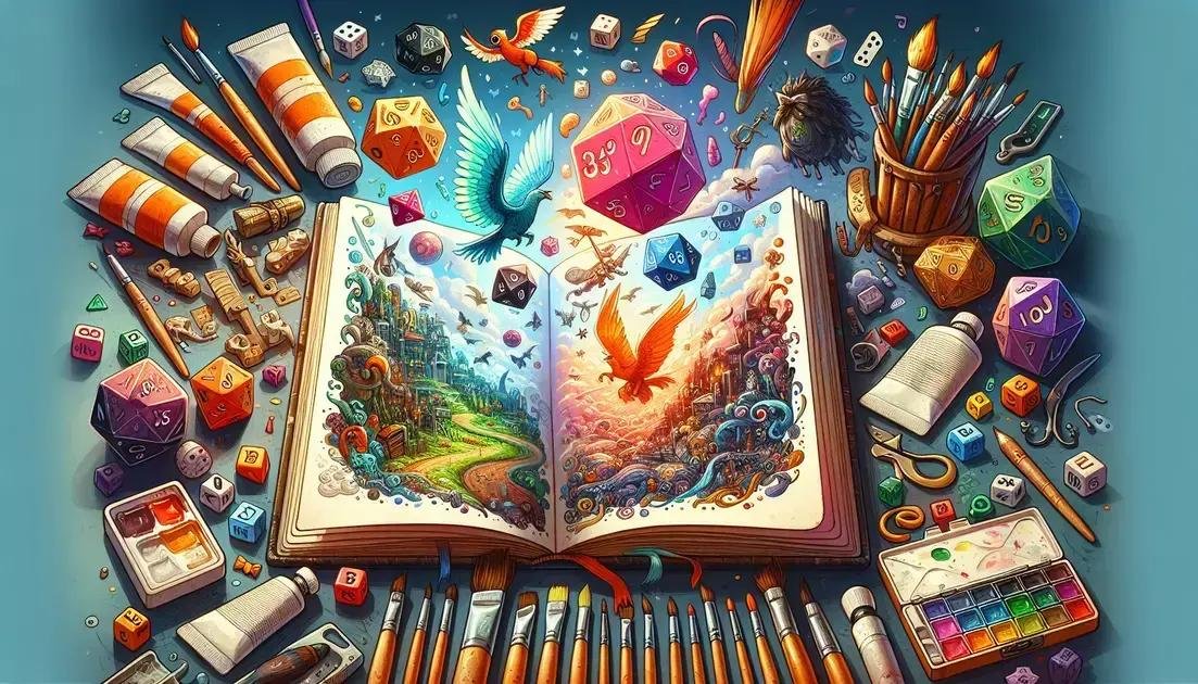 Jogo do 'E Se...': criando histórias malucas com dados feitos à mão